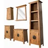 Image de vidaXL - 5-delige - Badkamermeubelset - massief - grenenhout