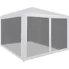 Image de vidaXL - Partytent - met - 4 - mesh - zijwanden - 3x3 - m
