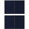 Image de vidaXL - Tentwanden - met - ritssluiting - PE - blauw - 2 - st