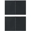 Image de vidaXL - Tentwanden - met - ritssluiting - PE - antraciet - 2 - st