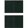 Image de vidaXL - Tentwanden - 2 - st - met - ritssluiting - PE - groen