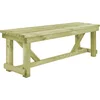 Image de vidaXL - Tuinbank - 140 - cm - geïmpregneerd - grenenhout