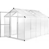 Image de vidaXL - Tuinkas - 11,19 - m³ - 302x190x195 - cm - aluminium