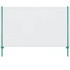 Image de vidaXL - Draadgaashek - met - palen - 25x2 - m - staal - groen