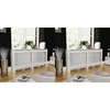 Image de vidaXL Radiatorombouw 2 st 172 cm MDF wit