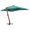 Image de vidaXL - Zweefparasol - Melia - 300x400 - cm - groen