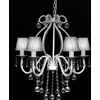 Image de vidaXL - Kroonluchter - met - 2300 - kristallen - wit