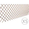 Image de vidaXL - Tuinlatwerk - 5 - st - 180x90 - cm - wilg