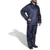 Image de vidaXL - Regenpak - 2-delig - + - capuchon - (heren - / - marineblauw - / - maat - XXL)