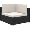 Image de vidaXL - 12-delige - Loungeset - met - kussens - poly - rattan - zwart