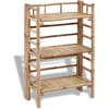 Image de vidaXL - Plantenrek - bamboe - met - 3 - plankjes