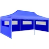 Image de vidaXL - Partytent - pop-up - inklapbaar - 3x6 - m - blauw
