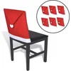 Image de vidaXL - Kerstmutshoezen - voor - stoelleuning - 6 - st