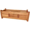 Image de vidaXL - Plantenbak - verhoogd - 76x27,6x25 - cm - acaciahout