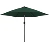 Image de vidaXL - Zweefparasol - met - LED - 3,5 - m - groen