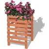 Image de vidaXL - Plantenbak - 38x36x60 - cm - hout