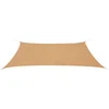 Image de vidaXL - Zonnescherm - HDPE - rechthoekig - 4x6 - m - beige