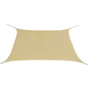 Image de vidaXL - Zonnescherm - vierkant - 3,6x3,6 - m - oxford - stof - beige