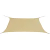 Image de vidaXL - Zonnescherm - rechthoekig - 2x4 - m - oxford - stof - beige