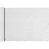 Image de vidaXL - Balkonscherm - HDPE - 75x400 - cm - wit