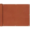 Image de vidaXL - Balkonscherm - Oxford - textiel - 90x400 - cm - terracotta