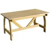 Image de vidaXL - Tuintafel - 150x74x75 - cm - geïmpregneerd - grenenhout