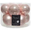 Image de 10 kerstballen poeder roze emaille 60 mm