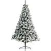 Image de Kunstkerstboom Liberty Spruce besneeuwd 180cm hoog diameter 148 cm