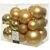 Image de Decoris Kerstballen - 26x st - goud - 6-8-10 cm - kunststof - kerstversiering