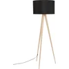 Image de Zuiver Tripod Vloerlamp/ Staande driepoot lamp Wood Zwart