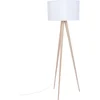 Image de Zuiver Tripod Vloerlamp/ Staande driepoot lamp Wood Wit