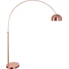 Image de Zuiver Metal Bow Vloerlamp/ Booglamp Koper