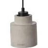 Image de Zuiver Left Hanglamp Beton 11x11 cm Grijs