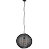 Image de Dutchbone Meezan Hanglamp Zwart M