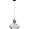 Image de Zuiver Fairy Hanglamp Blauw/ Wit