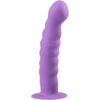 Image de Siliconen dildo met zuignap - Paars