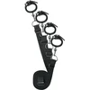 Image de EasyToys - Under Mattress Restraint Set - Duurzaam - Kunstleer - Bondage Set - BDSM Set - Bondage - Sex Toys voor Vrouwen en Mannen - Zwart