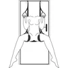 Image de EasyToys - Seksschommel voor aan de Deur - Verstelbaar - Seks Schommel - BDSM - Seks - Sex Toys voor Mannen en Vrouwen - Seks Stoel - Zwart