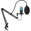 Image de Qware Gaming - Microfoon - Gaming Microfoon - Microphone - Microfoon met arm - RGB - Gaming - Streaming - Staccato - Chat