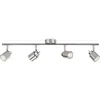 Image de Philips Meranti opbouwspot - 4-lichts - nikkel