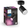 Image de Philips Hue Fugato Opbouwspot - White and Color Ambiance - GU10 - Zwart - 5,7W - Bluetooth