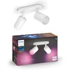 Image de Philips Hue Fugato opbouwspot - wit en gekleurd licht - 2-spots - wit