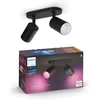 Image de Philips Hue Fugato opbouwspot - wit en gekleurd licht - 2-spots - zwart