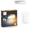 Image de Philips Hue Enrave plafondlamp - warm tot koelwit licht - wit - 26cm - 1 dimmer switch