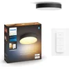 Image de Philips Hue Enrave plafondlamp - warm tot koelwit licht - zwart - 42cm - 1 dimmer switch