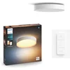 Image de Philips Hue Devere plafondlamp - warm tot koelwit licht - wit - 38cm - 1 dimmer switch