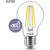 Image de Philips LED Lamp Transparant - 60 W - E27 - warmwit licht