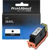 Image de PrintAbout huismerk Inktcartridge 364XL (CN684EE) Zwart Hoge capaciteit geschikt voor HP