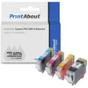 Image de PrintAbout - Inktcartridge / Alternatief voor de Canon PGI-5BK / 4 Kleuren