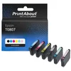 Image de PrintAbout - Inktcartridge / Alternatief voor de Epson T0801 / 6 Kleuren
